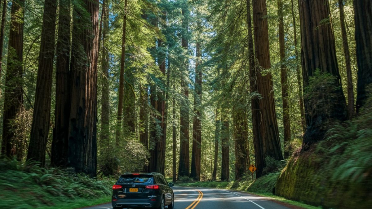 What Major Airport is Close to Redwood Forest